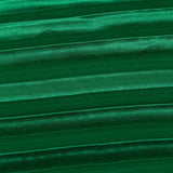 Pleated Stretch Satin - Grass Green - Andreas Collection