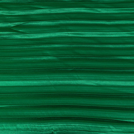Pleated Stretch Satin - Grass Green - Andreas Collection
