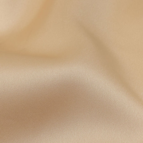 Carolina Herrera Italian Cream Peach Polyester Duchesse Satin
