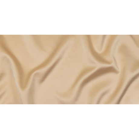 Carolina Herrera Italian Cream Peach Polyester Duchesse Satin
