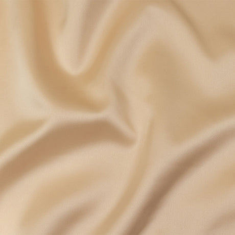 Carolina Herrera Italian Cream Peach Polyester Duchesse Satin