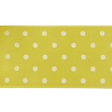Banana and White Polka Dot Satin Ribbon - 1.5"