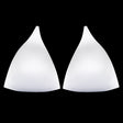 White Triangle Bra Cup - Size 14