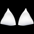 White Triangle Bra Cup - Size 18
