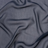 Navy Blue Rayon Chiffon
