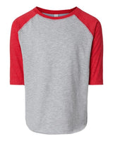 Toddler Baseball Fine Jersey Three-Quarter Sleeve Tee