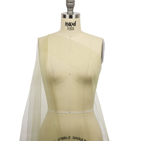 Sage Green Wide Crisp Tulle