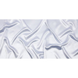 Pastel Blue Silk and Polyester Crepe Back Satin