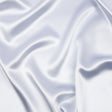 Pastel Blue Silk and Polyester Crepe Back Satin