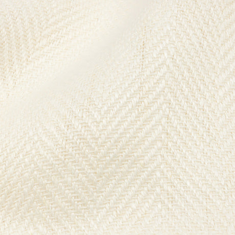 Ivory Herringbone Heavy Cotton Woven