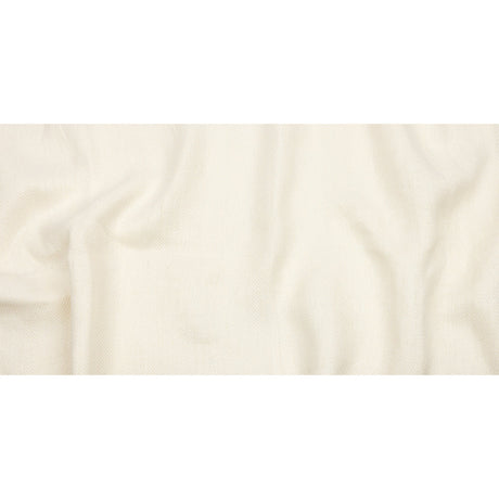 Ivory Herringbone Heavy Cotton Woven