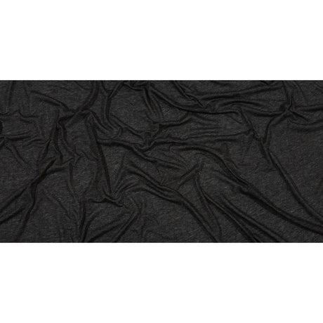 Heathered Charcoal Ultra Soft Stretch Rayon Jersey