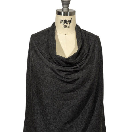 Heathered Charcoal Ultra Soft Stretch Rayon Jersey