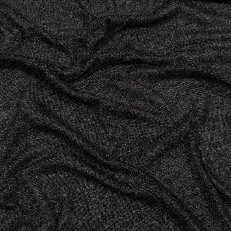 Heathered Charcoal Ultra Soft Stretch Rayon Jersey