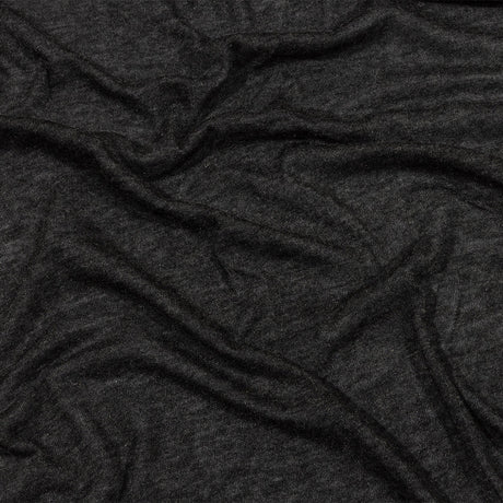 Heathered Charcoal Ultra Soft Stretch Rayon Jersey