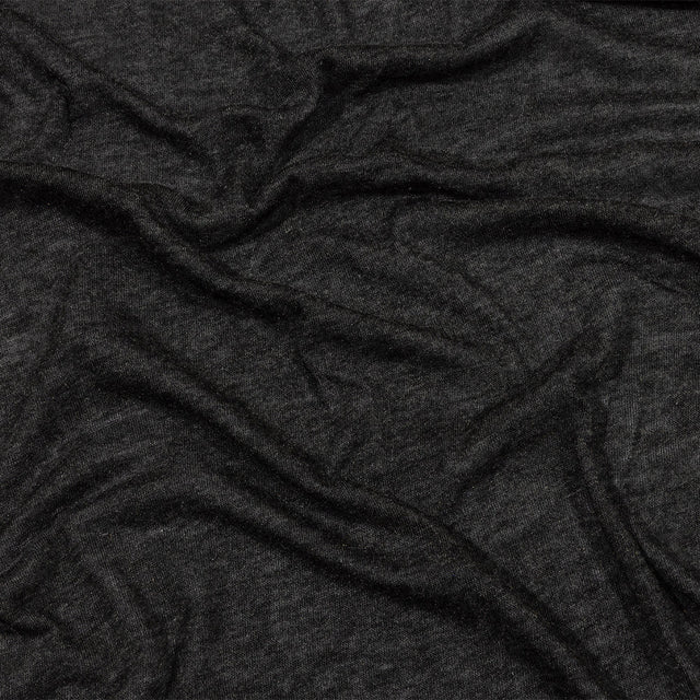 Heathered Charcoal Ultra Soft Stretch Rayon Jersey