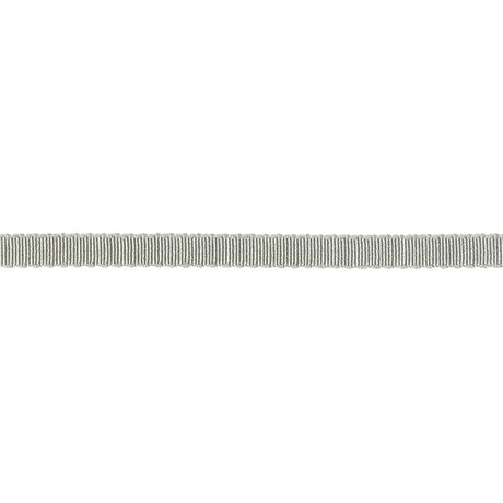 Light Gray Recycled Polyester Petersham Grosgrain Ribbon - 4mm