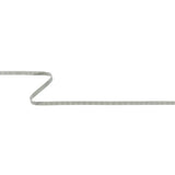 Light Gray Recycled Polyester Petersham Grosgrain Ribbon - 4mm