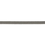 Forged Iron Recycled Polyester Petersham Grosgrain Ribbon - 4mm
