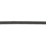 Black Recycled Polyester Petersham Grosgrain Ribbon - 4mm