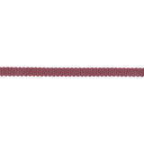 Dark Raspberry Recycled Polyester Petersham Grosgrain Ribbon - 4mm