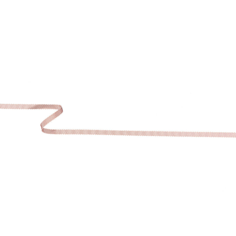 Misty Rose Recycled Polyester Petersham Grosgrain Ribbon - 4mm