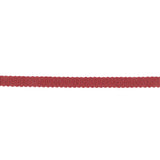 Burgundy Recycled Polyester Petersham Grosgrain Ribbon - 4mm