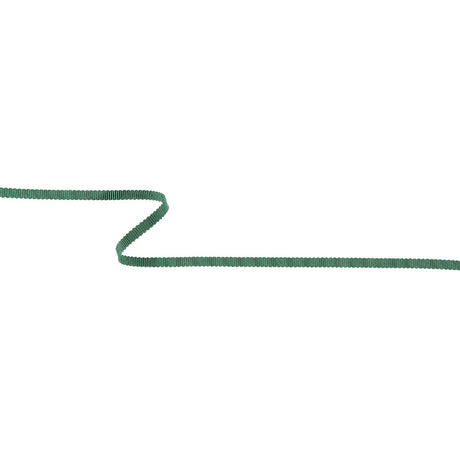 Emerald Recycled Polyester Petersham Grosgrain Ribbon - 4mm