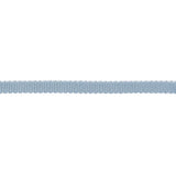 Dusty Blue Recycled Polyester Petersham Grosgrain Ribbon - 4mm