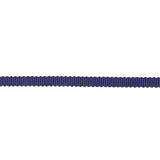 Navy Recycled Polyester Petersham Grosgrain Ribbon - 4mm