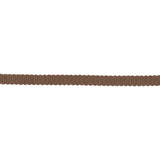 Brown Recycled Polyester Petersham Grosgrain Ribbon - 4mm