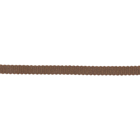 Brown Recycled Polyester Petersham Grosgrain Ribbon - 4mm