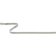 Light Gray Recycled Polyester Petersham Grosgrain Ribbon - 6mm