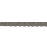 Forged Iron Recycled Polyester Petersham Grosgrain Ribbon - 6mm