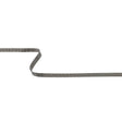 Forged Iron Recycled Polyester Petersham Grosgrain Ribbon - 6mm