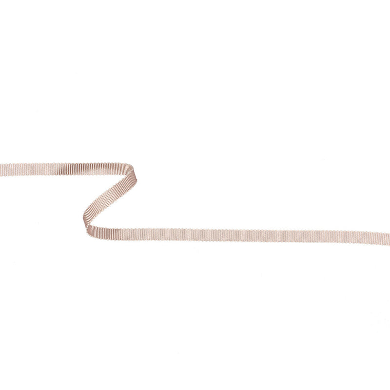 Primrose Pink Recycled Polyester Petersham Grosgrain Ribbon - 6mm