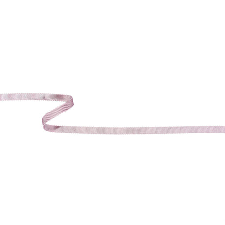 Light Pink Recycled Polyester Petersham Grosgrain Ribbon - 6mm