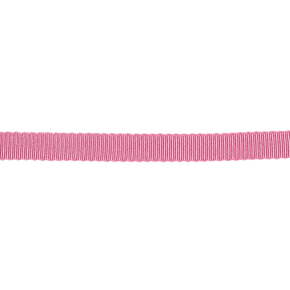 Medium Pink Recycled Polyester Petersham Grosgrain Ribbon - 6mm