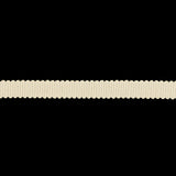 Almond Milk Recycled Polyester Petersham Grosgrain Ribbon - 6mm
