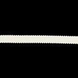 Cannoli Cream Recycled Polyester Petersham Grosgrain Ribbon - 6mm