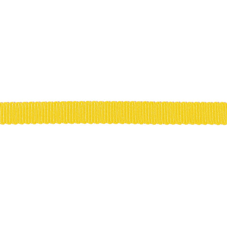 Yellow Recycled Polyester Petersham Grosgrain Ribbon - 6mm