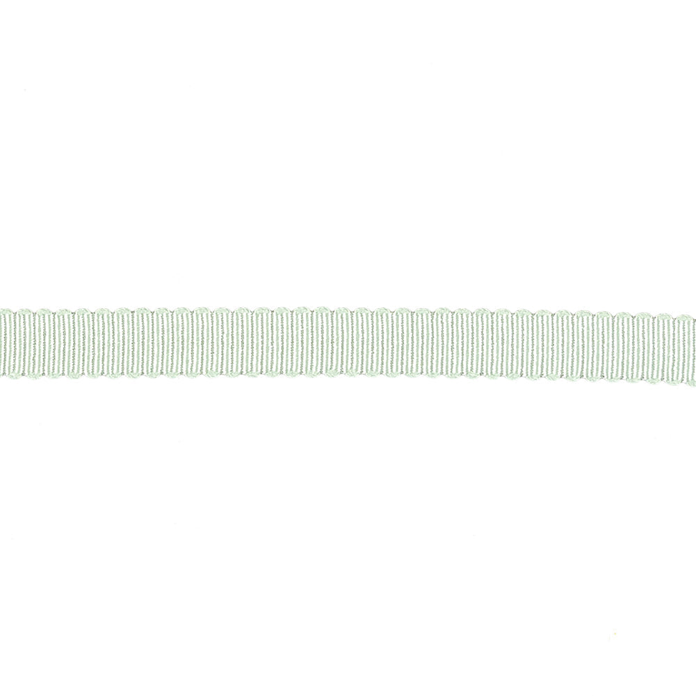 Spearmint Recycled Polyester Petersham Grosgrain Ribbon - 6mm