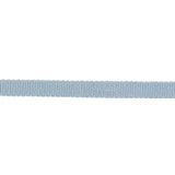 Dusty Blue Recycled Polyester Petersham Grosgrain Ribbon - 6mm