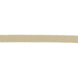Taupe Recycled Polyester Petersham Grosgrain Ribbon - 6mm