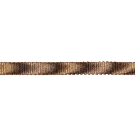 Brown Recycled Polyester Petersham Grosgrain Ribbon - 6mm