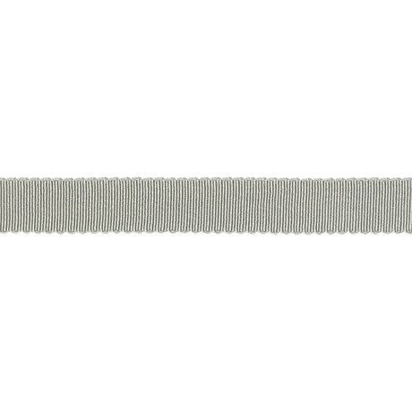 Light Gray Recycled Polyester Petersham Grosgrain Ribbon - 9mm