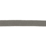 Forged Iron Recycled Polyester Petersham Grosgrain Ribbon - 9mm