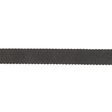 Black Recycled Polyester Petersham Grosgrain Ribbon - 9mm