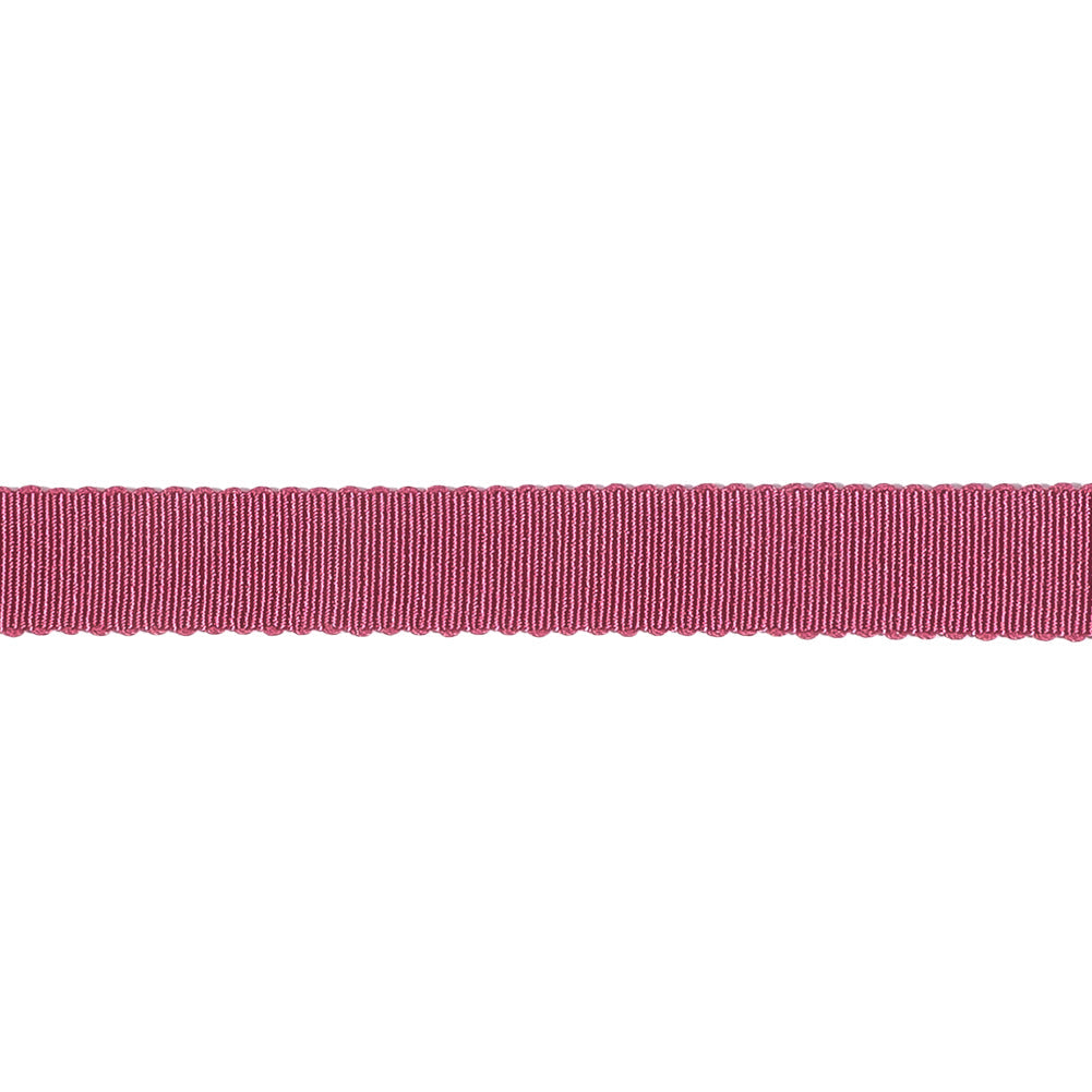 Dark Pink Recycled Polyester Petersham Grosgrain Ribbon - 9mm