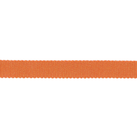Red Orange Recycled Polyester Petersham Grosgrain Ribbon - 9mm